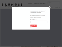 Tablet Screenshot of blumoss.com